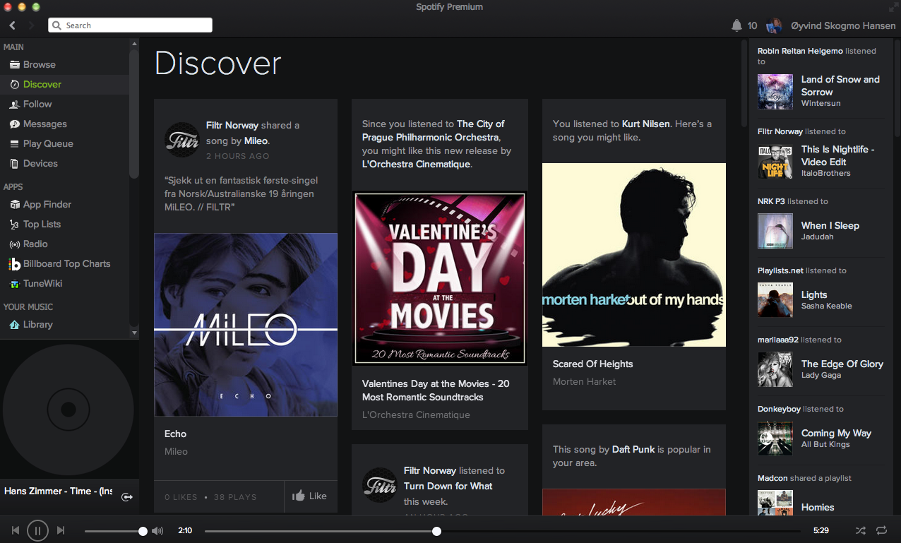 Slik får du nye Spotify