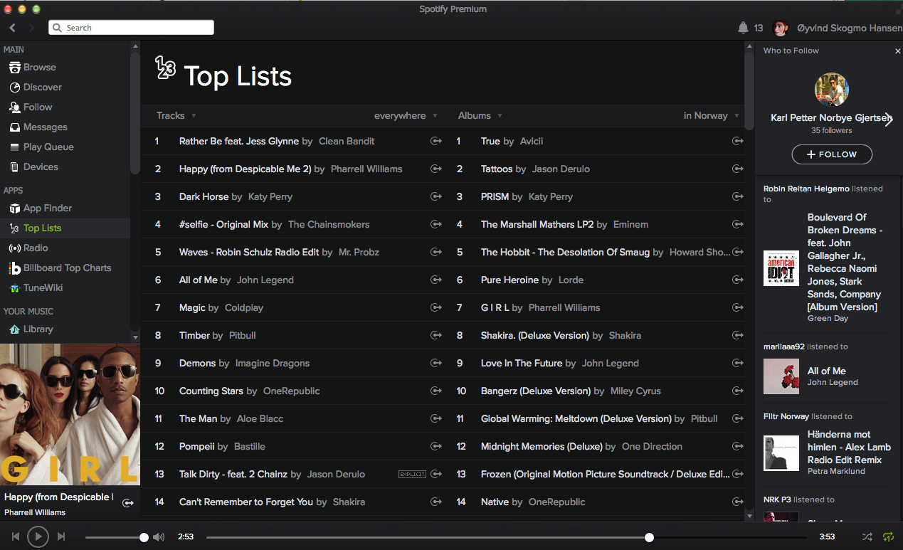 Nå er nye Spotify her