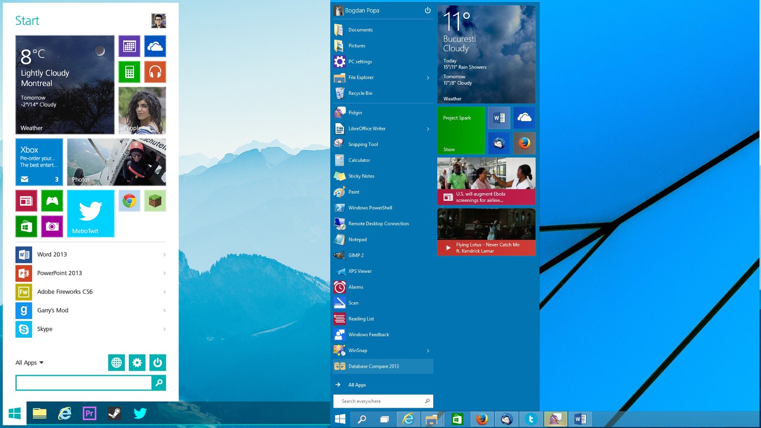 Windows 10 med et hav av oppdateringer