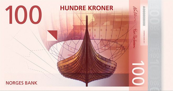 Norges Banks nye sedler har fått en moderne design