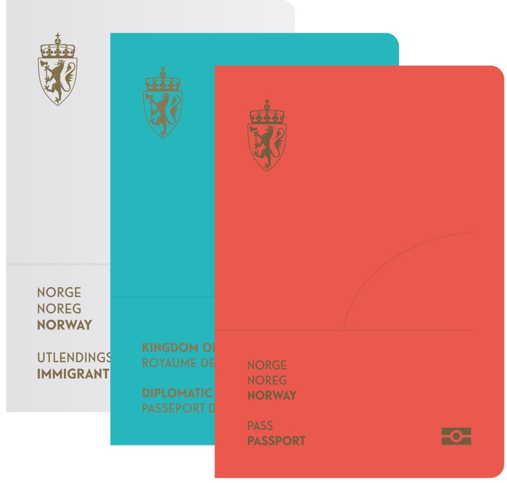 Nytt designet på norske pass – klassisk